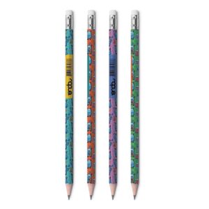 LAPIS HB GRAFITE C/BORRACHA MY MONSTER ONDA