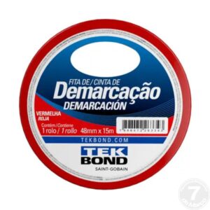 FITA DEMARC SOLO VERM 48MMX15M TEKBOND