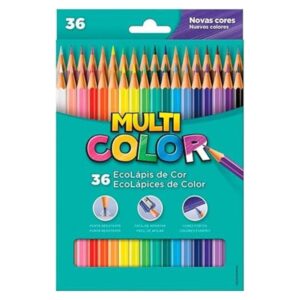 LAPIS DE COR C/36 MULTICOLOR