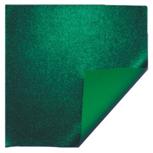 EVA C/GLITTER 40X48CM VERDE
