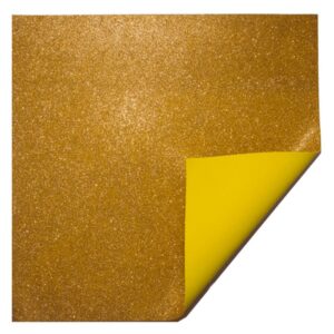 EVA C/GLITTER OURO 40X48CM BRW
