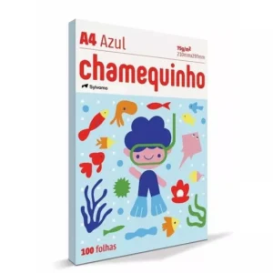 PAPEL OFICIO A4 CHAMEQUINHO AZUL