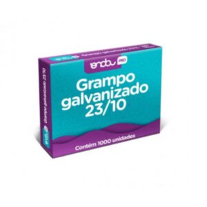 GRAMPO GALVANIZADO 23/10 CX 1000 UND ONDA