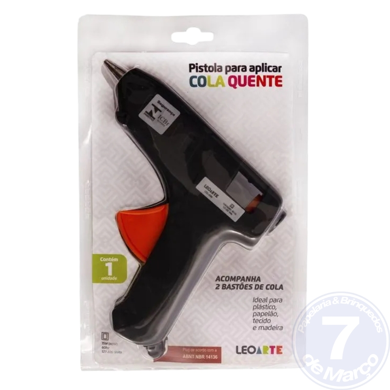 PISTOLA COLA QUENTE GRANDE LEOARTE