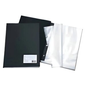 PASTA CATALOGO A4 PRETA C/50 ENVELOPES FINOS DAC