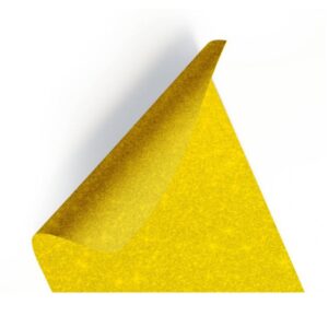 EVA C/GLITTER 40X48CM AMARELO ONDA