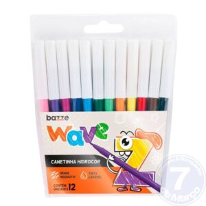 CANETINHA HIDROCOR BAZZE WAVE 12CORES