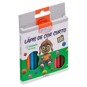 LAPIS COR RES PLAST RECIC 12CORES BRW