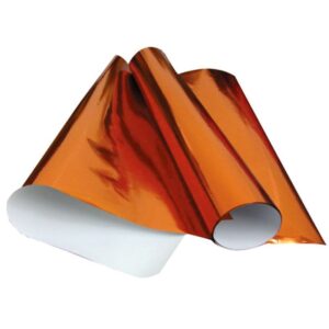 PAPEL LAMINADO LARANJA 45X59 CROMUS