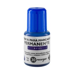 TINTA PARA MARC PERMANENTE AZUL 20ML BRW
