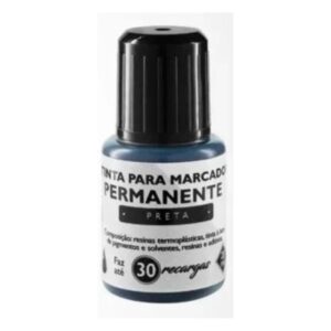 TINTA PARA MARC PERMANENTE PRETO 20ML BRW