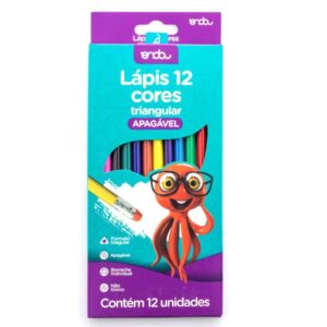 LAPIS DE COR 12CORES TRIANG APAG ONDA