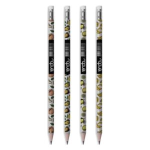 LAPIS HB GRAFITE C/BORRACHA SELECAO FRUTAS ONDA