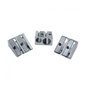 APONTADOR METAL DUPLO CHANFRADO ONDA