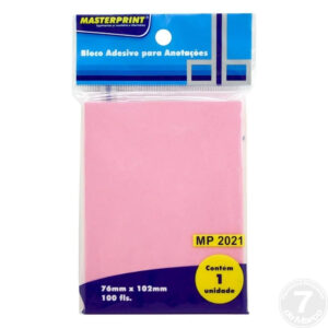 BLOCO ADES ANOT ROSA 100FLS MASTERPRINT