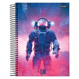 CADERNO UNIV 12M 192FL FLOW JANDAIA