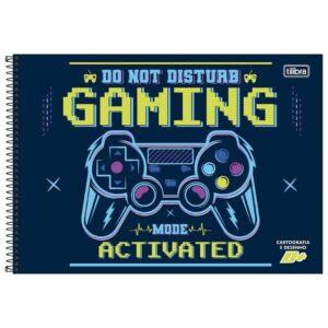 CADERNO DESENHO CAPA DURA D+ MASC 96F TILIBRA