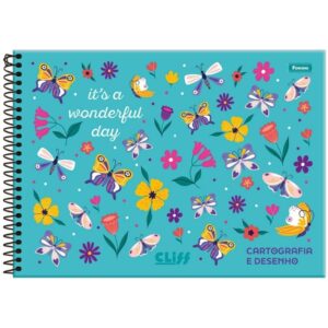 CADERNO DESENHO CARTOG CD CLIFF 80FLS FORONI