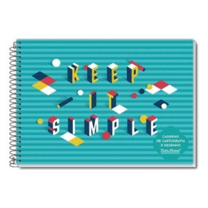 CADERNO DESENHO UNIV.ESP.FLEX 48FLS PAUTA BRANCA