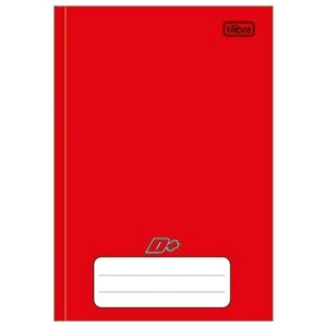 CADERNO BROCHURA 1/4 C/D VERM MAIS TILIBRA 96F
