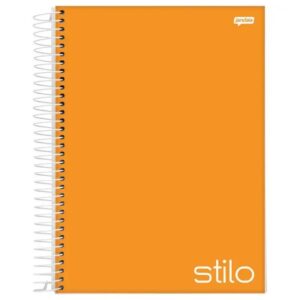 CADERNO UNIV 10M 200FL LARANJA STILO
