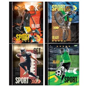 CADERNO UNIV 12M 192FL SPORT JANDAIA