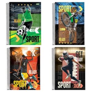 CADERNO UNIV 15M 240FL SPORT JANDAIA