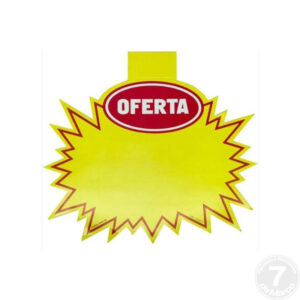 CARTAZ PAPEL DUPLEX OFERTA S.ABA 12X19CM RADEX