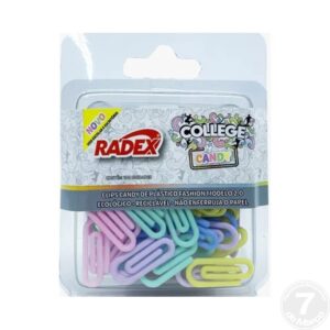 CLIPS COLORIDO CANDY C/100UN