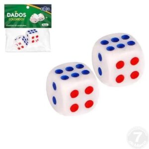 DADOS COLORIDOS 16MM C/2PCS ART BRINK