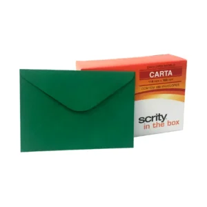 ENVELOPE CARTA 114X162 VERDE ESCURO SCRITY