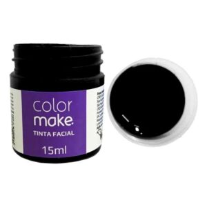 TINTA FACIAL 15ML PRETO COLOR MAKE