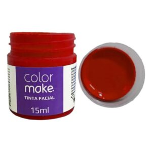 TINTA FACIAL 15ML VERMELHO COLOR MAKE