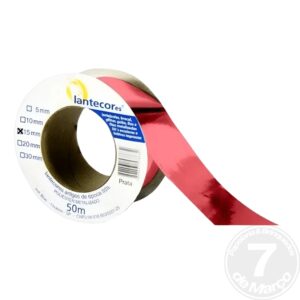 FITA METALOIDE 15MM/50M 110 VERMELHO LANTECORES
