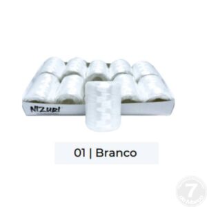 FITILHO DECORATIVO BRANCO 5MM X 50M UND NIZURI