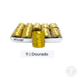 FITILHO DECORATIVO DOURADO 5MM X 50M UND NIZURI