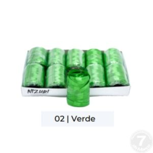 FITILHO DECORATIVO VERDE 5MM X 50M UND NIZURI