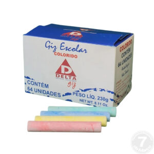 GIZ ESCOLAR COLORIDO DELTA CX