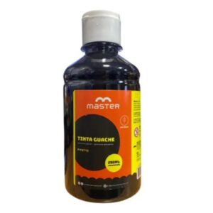 TINTA GUACHE 250ML PRETO MASTER