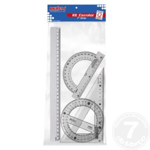 KIT ESCOLAR DE REGUAS SEGUNDO GRAU WALEU