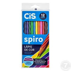 LAPIS DE COR C/12UN SPIRO CORES CIS