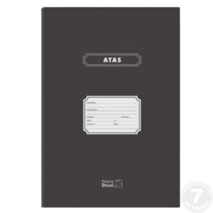 LIVRO ATA CAPA DURA 100FLS PAGINA BRASIL