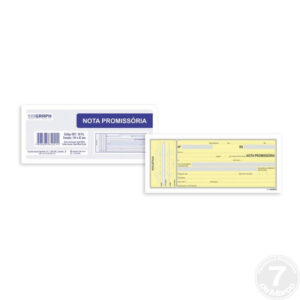 NOTA PROMISSORIA PEQUENA 50F 144X62MM SIDGRAPH