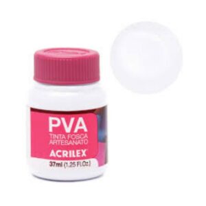 TINTA PVA FOSCA ARTESANATO 37ML BCO ACRILEX