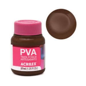TINTA PVA FOSCA ARTESANATO 37ML MARROM ACRILEX