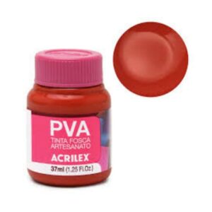 TINTA PVA FOSCA ARTESANATO 37ML VERM FOGO ACRILEX