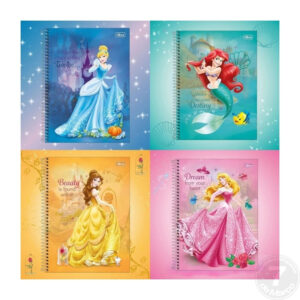 CADERNO UNIV CD 10M 160F PRINCESAS TILIBRA