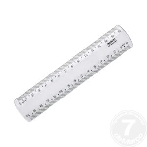 REGUA DE 15CM NEW LINE CRISTAL WALEU