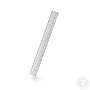 REGUA DE 30 CM ALUMINIO UND MAXCRIL