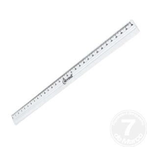 REGUA ESCOLAR 30CM CRISTAL ACRINIL